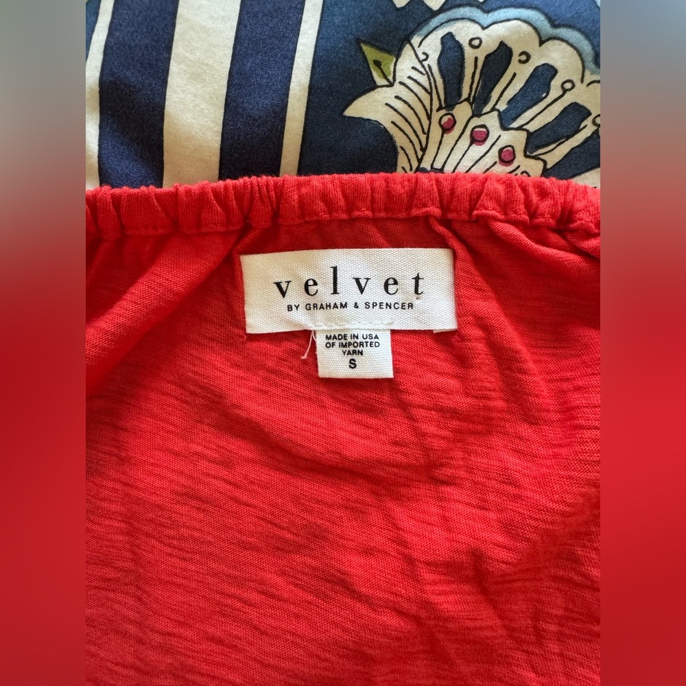 Anthropologie Velvet & Graham Woven Top Small - Picture 7 of 9